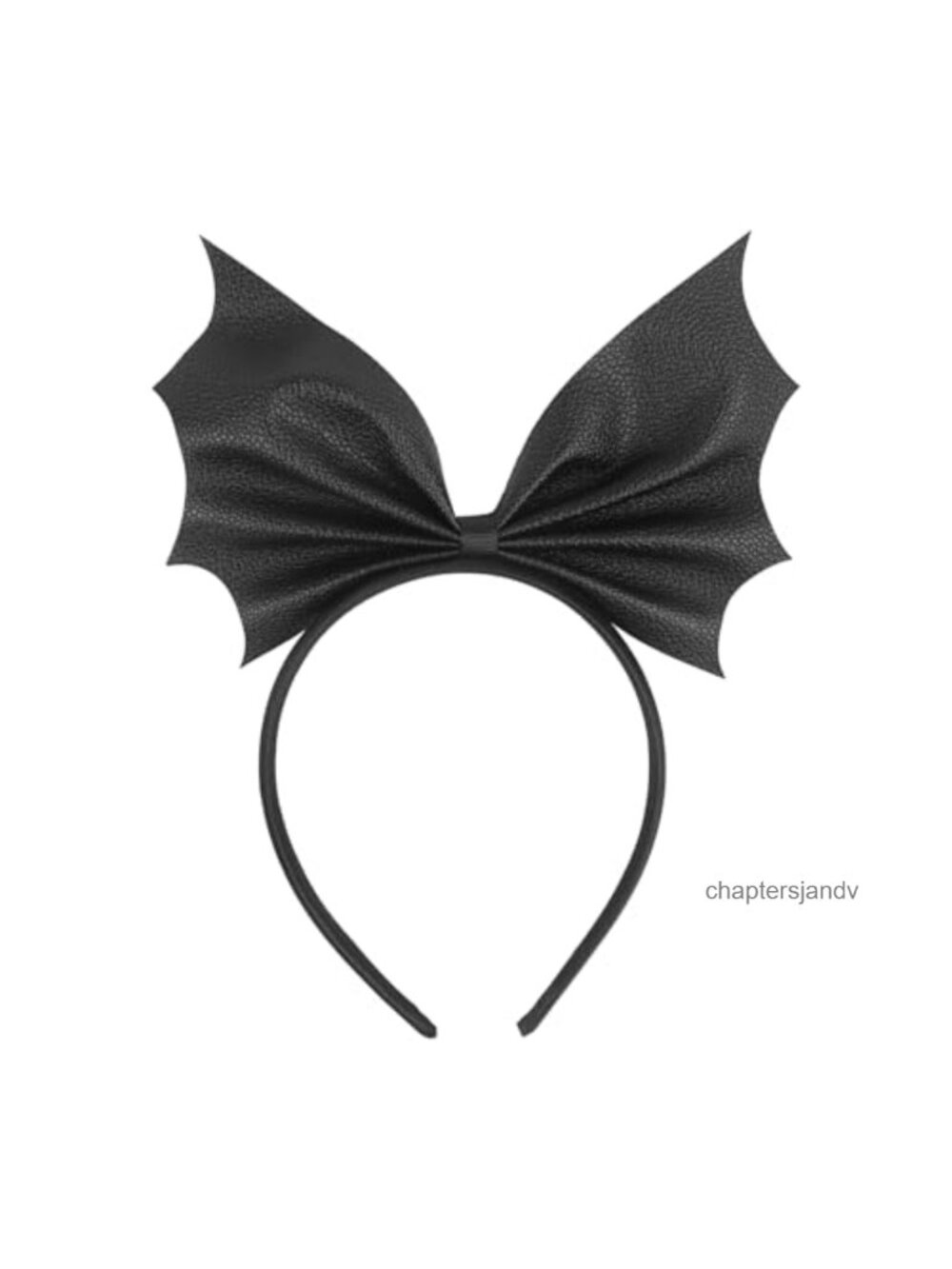 Bat Wing Headband Glitter PU Leather Costume Hair Accessory